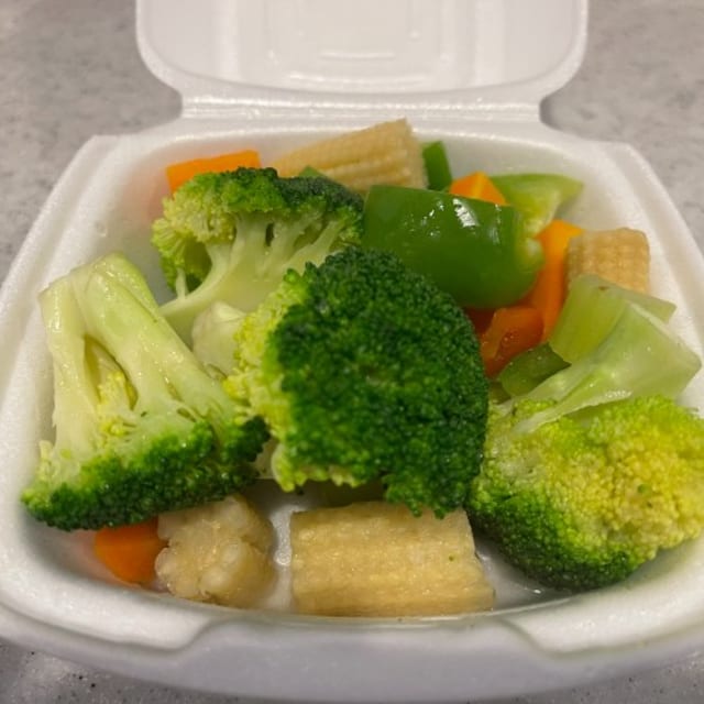 Steamed Vegetables.