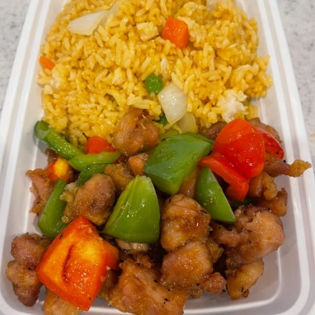 1 Side 1 Entree.